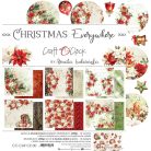 Craft O'Clock Scrapbook papírkészlet 12" (30 cm) Christmas Everywhere Paper Collection Set (6 ív)