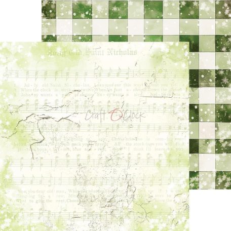 Craft O'Clock Scrapbook papírkészlet 8" (20 cm) Christmas Everywhere Basic Paper Set (24 ív)
