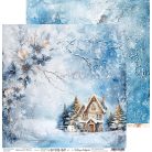 Craft O'Clock Scrapbook papírkészlet 12" (30 cm) Cozy Winterland Paper Collection Set (6 ív)