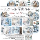 Craft O'Clock Scrapbook papírkészlet 12" (30 cm) Cozy Winterland Paper Collection Set (6 ív)