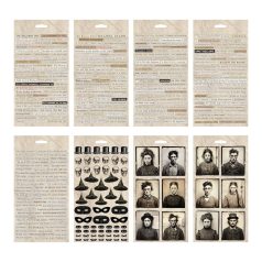   Tim Holtz Díszítőelem Sticker Book Idea-ology Tim Holtz Halloween (1 csomag)