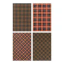 Tim Holtz Papírkészlet Kraft-stock Halloween Sparkle Plaid Idea-ology Tim Holtz Halloween (1 csomag)