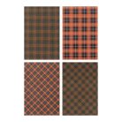 Tim Holtz Papírkészlet Kraft-stock Halloween Sparkle Plaid Idea-ology Tim Holtz Halloween (1 csomag)