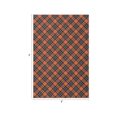 Tim Holtz Papírkészlet Kraft-stock Halloween Sparkle Plaid Idea-ology Tim Holtz Halloween (1 csomag)