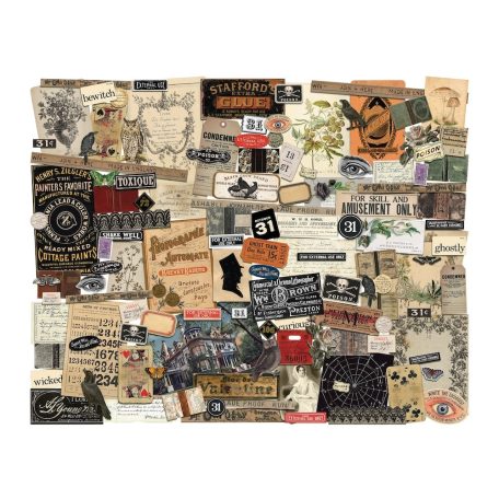 Tim Holtz Díszítőelem Ephemera Pack Idea-ology Tim Holtz Halloween (1 csomag)
