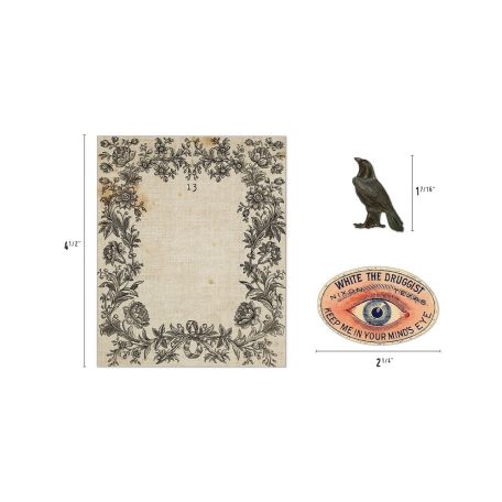 Tim Holtz Díszítőelem Ephemera Pack Idea-ology Tim Holtz Halloween (1 csomag)