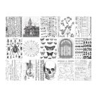 Tim Holtz Díszítőelem Collage Paper Idea-ology Tim Holtz Halloween (1 csomag)