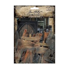   Tim Holtz Díszítőelem Baseboards Idea-ology Tim Holtz Halloween (1 csomag)