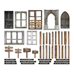   Tim Holtz Díszítőelem Baseboards Idea-ology Tim Holtz Halloween (1 csomag)