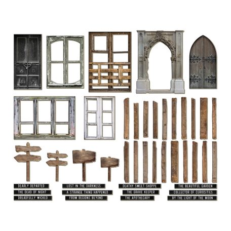 Tim Holtz Díszítőelem Baseboards Idea-ology Tim Holtz Halloween (1 csomag)