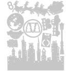 Sizzix Christmas Magic Vágósablon Tim Holtz Thinlits Die Set  (1 csomag)