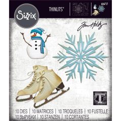   Sizzix Winter Wishes Vágósablon Tim Holtz Thinlits Die Set  (1 csomag)