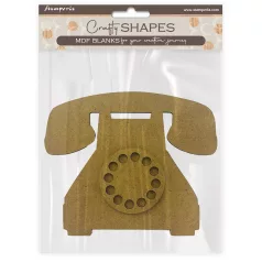 Stamperia Telephone MDF alap Crafty Shapes MDF BLANKS (1 db)