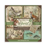   Stamperia Forest Papírkészlet 12" (30 cm) Single Face Maxi Paper Pack (22 ív)