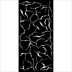   Stamperia Golden Harmony Vastag stencil 12x25cm Crackle Thick Stencil  (1 db)