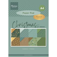   Marianne Design Christmas at home PapírkészletA4 Pretty Papers Bloc (16 ív)