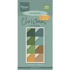   Marianne Design Chistmas at home - cardstock Papírkészlet  Cardstock (16 ív)