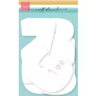 Marianne Design Numbers 12 cm Stencil  Craft Stencils (1 db)