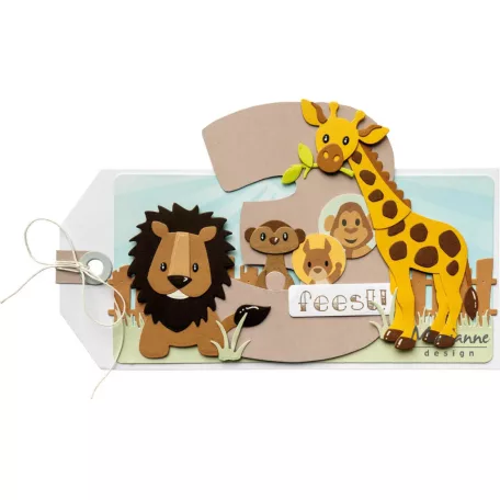 Marianne Design Numbers 12 cm Stencil  Craft Stencils (1 db)