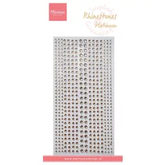  Marianne Design Rhinestones, Platinum Öntapadós strassz díszítőelem  Rhine Stones (1 csomag)