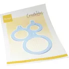 Marianne Design Layout Baubles Vágósablon  Creatable (1 csomag)