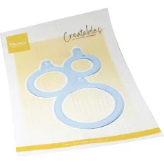   Marianne Design Layout Baubles Vágósablon  Creatable (1 csomag)