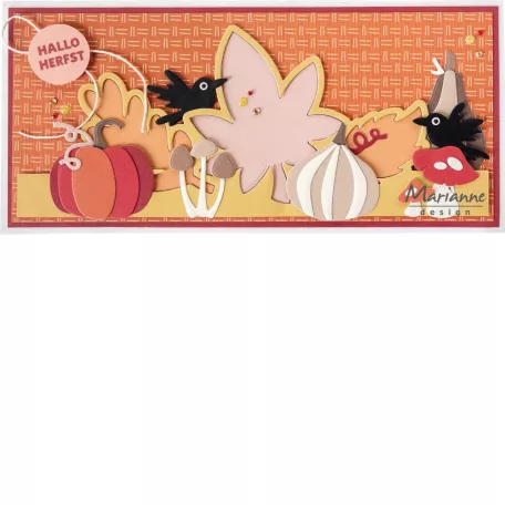 Marianne Design Layout Autumn leaves by Marleen Vágósablon  Creatable (1 csomag)