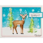 Marianne Design 2-Layer Snow - Hóesés Stencil  Craft Stencils (1 db)