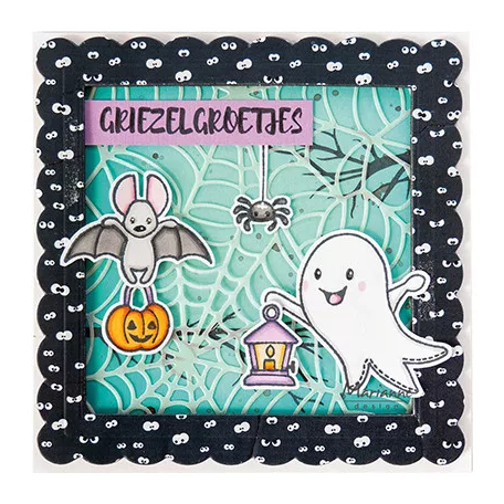 Marianne Design Background Spiderweb Vágósablon  Craftable (1 csomag)