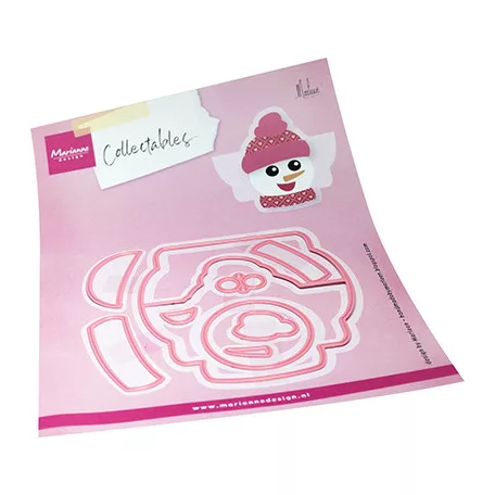 Marianne Design Bagtopper Snowman by Marleen Vágósablon  Collectable (1 csomag)