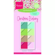   Marianne Design Christmas Bakery by Marleen - Cardstock Papírkészlet  Cardstock (16 ív)