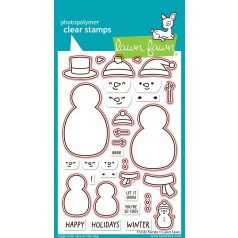   Lawn Fawn Frosty Family Vágósablon LF3505 Lawn Cuts (1 csomag)