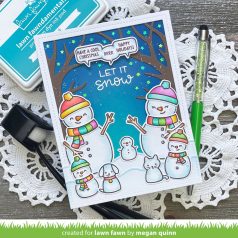   Lawn Fawn Frosty Family Szilikonbélyegző LF3504 Clear Stamps (1 csomag)