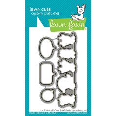   Lawn Fawn Simply Celebrate Santa Vágósablon LF3237 Lawn Cuts (1 csomag)