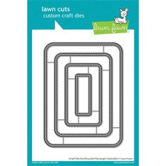   Lawn Fawn Small Stitched Rounded Rectangle Stackables Vágósablon LF3522 Lawn Cuts (1 csomag)
