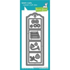   Lawn Fawn Stitched Bookmark Vágósablon LF3525 Lawn Cuts (1 csomag)