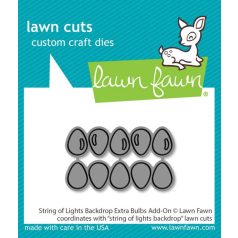   Lawn Fawn String of Lights Backdrop Extra Bulbs Add-On Vágósablon LF3527 Lawn Cuts (1 csomag)