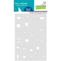   Lawn Fawn Sweet Spiders Stencil LF3556 Lawn Clippings Coloring Stencils (1 csomag)