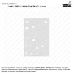   Lawn Fawn Sweet Spiders Stencil LF3556 Lawn Clippings Coloring Stencils (1 csomag)