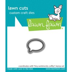   Lawn Fawn Tiny Sentiments: Coffee Vágósablon LF3499 Lawn Cuts (1 csomag)