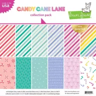   Lawn Fawn Candy Cane Lane Papírkészlet 12" (30 cm) Lawn Fawn collection pack (1 csomag)