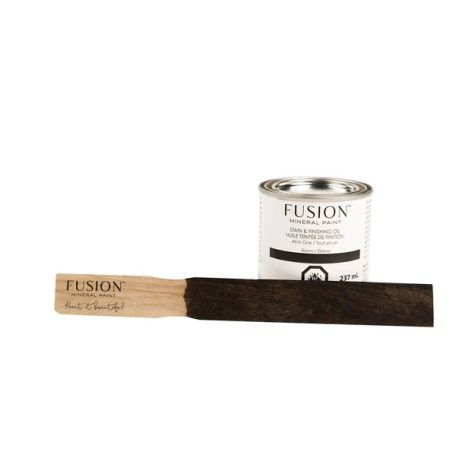 Fusion Fapác Ebony Stain and Finishing Oil  (237 ml)
