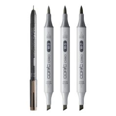   Copic Dark Warm Gray grafikai filctoll készlet  Copic Ciao "SHADE" Set (4 db)