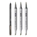 Copic Light Warm Gray grafikai filctoll készlet  Copic Ciao "SHADE" Set (4 db)