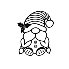   AladinE Gumibélyegző fa markolattal Manó Wooden Round Stamp (1 db)