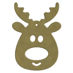   AladinE MDF dekoráció 10x15cm - 6mm Rénszarvas Wood decoration (1 db)
