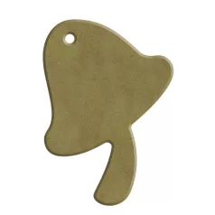   AladinE MDF dekoráció 6x8cm - 6mm Gomba Wood decoration (1 db)
