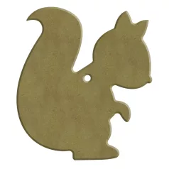   AladinE MDF dekoráció 9x10cm - 6mm Mókus Wood decoration (1 db)