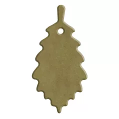   AladinE MDF dekoráció 4x8cm - 6mm Falevél Wood decoration (1 db)