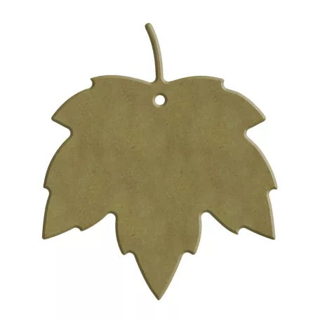 AladinE MDF dekoráció 10x11cm - 6mm Falevél Wood decoration (1 db)